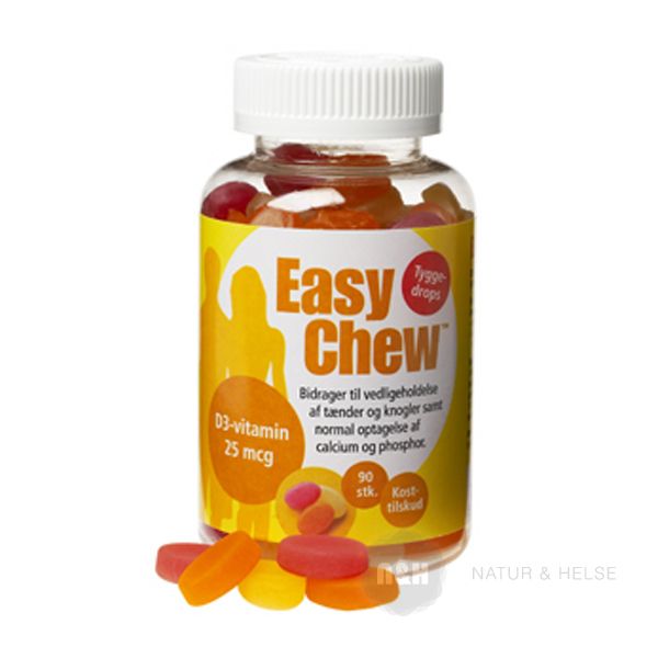 EasyChew D3-Vitamin 25 mcg 90 stk.